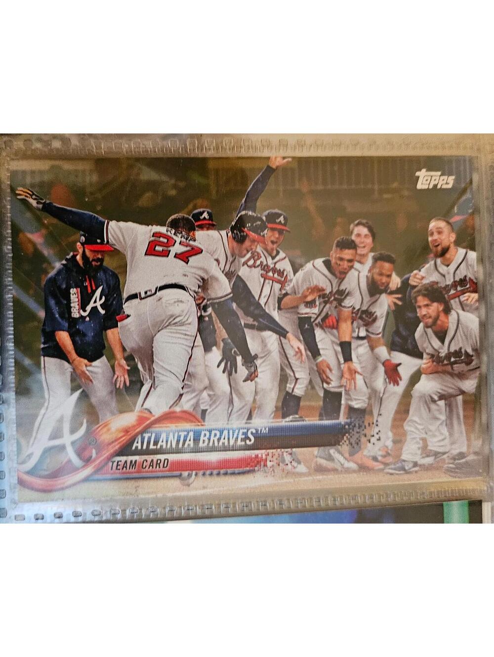 2018 Topps Series 1 #135 Atlanta Braves Team Card